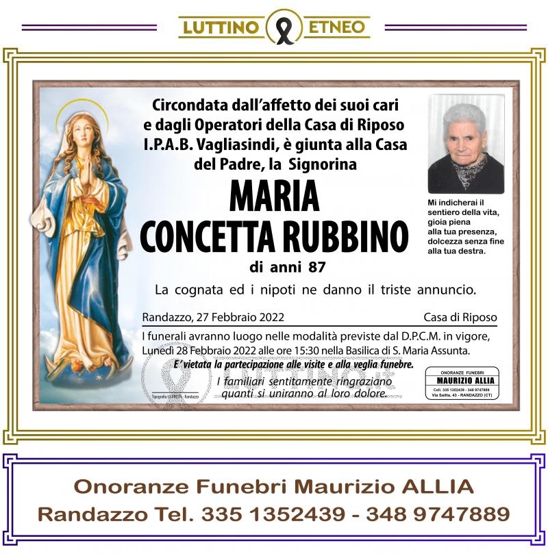 Maria Concetta  Rubbino 